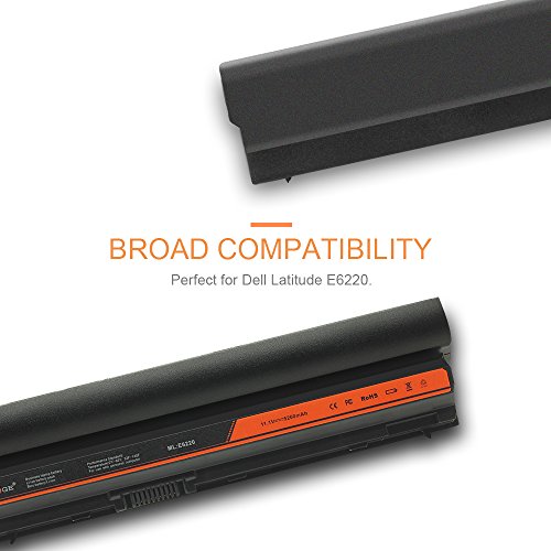 LENOGE Hochleistung Neu Akku Für DELL Li-ion Ersatz Laptop Batterie Latitude E6220 E6230 E6320 E6330 E6430s. HGKH0 HJ474 J79X4 F33MF FHHVX FN3PT WJ383 WRP9M X57F1 11.1V 5200MAH - 2