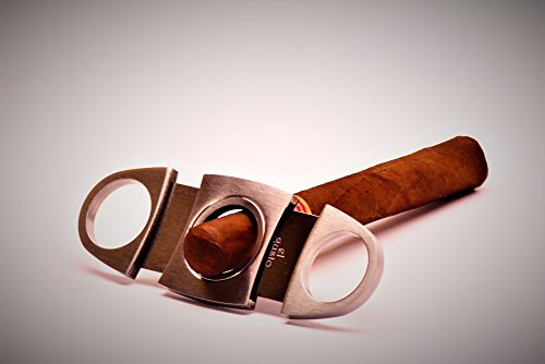 Zigarrenschneider mit Etui von EL GUSTO – Langanhaltende Schneidkraft, elegantes Design – Zigarrencutter Zigarrenbohrer von EL GUSTO - 3