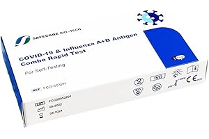 12×SAFECARE BIO-TECH Covid-19 & Influenza A+B Antigen Combo Rapid Test 3in1 (1er)