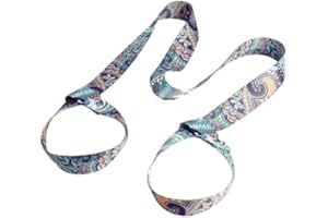 JIEOU Yoga Mat Strap, Adjustable Nylon Carrier for Yoga Mat, Strong and Study Yoga Mat Harness Strap Sling, Pilates or Exercise Mat Strap