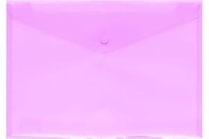 GRAFOPLÁS Grafoplas - Enveloppe plastique avec fermeture clic Ecoplás, taille quatrième, couleur lavande translucide, 17,5 x 24,5 cm, polypropylène, parfaite pour protéger les documents scolaires, domestiques
