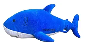 TEDSTREE Cute Plush Soft Toy for Kids Perfect Present for Birthday, Babies & Children Dolphin Soft Toy (35 cm, Blue)