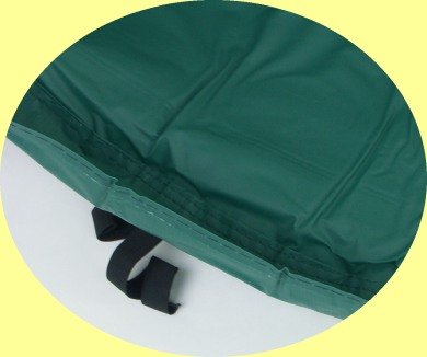 Hudora Randabdeckung 95510 grün aus Tarpaulin Gewebe Trampolin 305 Ø - 2