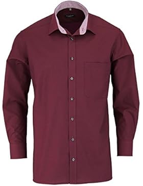 ETERNA Comfort Fit Hemd extra kurzer Arm Chambray violett AL 59