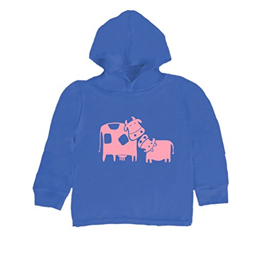 Inda-Bayi Baby-Toddler-Kids Cotton Hoodie T Shirt - two cows