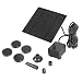 Produktbild Elviray Solarpanel Power Wasserpumpe Brunnenpumpe Kit Für Außenpool Gartenteich Quadratische Tauchbewässerungspumpe Schnellstart