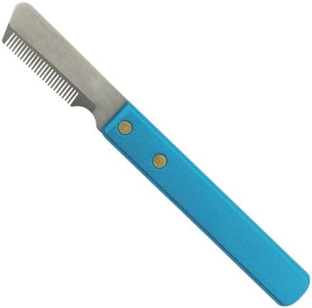 Master Grooming Tools 6-3/4-Inch Stainless Steel Pet Stripper Knive, Coarse