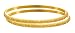 JFL - Traditional Ethnic One Gram Matt Gold Plated Designer Bangle Set for Women & Girls RS.269.00