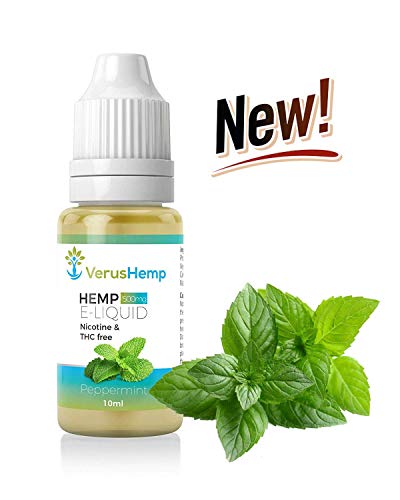 500mg Hemp extract vaping E-liquid | vape oil | Different flavors 10ml | No nicotine | (Peppermint)