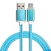 Produktbild Kabel OHQ Für Samsung galaxy s7 Edge 1M LED Licht Micro USB Ladekabel Daten Ladekabel (Blau)