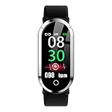 EisEyen Bluetooth Fitness Smart Watch Sport Activity Tracker Herzfrequenz Schlafüberwachung Großer Bildschirm Armbänder für Mode, Sport, Business & Fitness