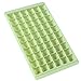 Produktbild U.Expectating Eiswuerfelbehaelter Mit Deckel Ice Cube Tray, 60 Gitter Sommer Leicht zu Entformen und zu Reinigen Silikon Eiswürfelformen Eiswürfel Form (Grün)