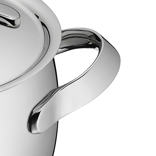 WMF Topf-Set 4-teilig Bratentopf Fleischtopf Concento Innenskalierung Dampföffnung Made in Germany Hohlgriffe Metalldeckel Cromargan Edelstahl rostfrei poliert induktionsgeeignet spülmaschinengeeignet - 10
