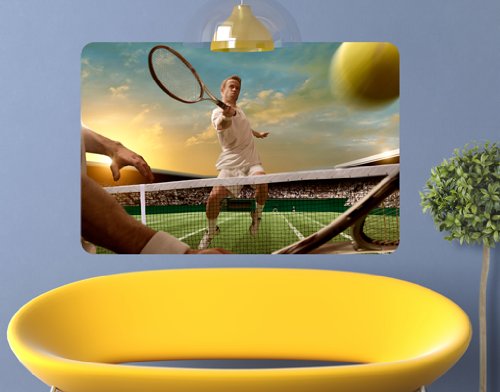 Preisvergleich Produktbild WandBild Aufkleber Tennis Player