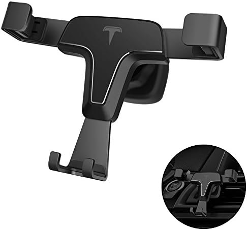 Car Phone Holder, Koviti Gravity Linkage Phone Holder for Car Vent, Auto Lock Car Phone Stand Mount for iPhone X, iPhone 8, 7, 6s, 6, Samsung Note 8, S8, S8 plus, S7, Sony, HTC, LG, and all Smartphones
