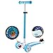 Produktbild WeSkate Scooter für Kinder Kinderroller Dreiradscooter mit PU LED Leuchten Räder und 3 Stufen Einstellbare Höhe Doppel-Hinterrad Big Wheel für Kinder 3-12 Jahre Alt