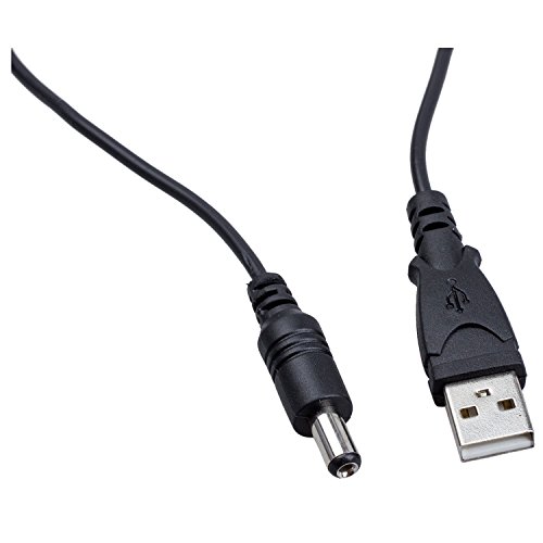 TOOGOO(R) USB auf 5,5 mm / 2,1 mm 5V DC Gebinde Datenkabel Verbindungakabel Power Klinkenkabel - 2