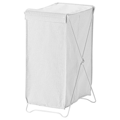 IKEA ASIA TORKIS Laundry basket white grey