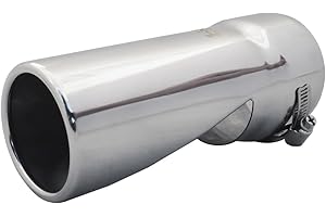 Simoni Racing TRX/97 Terminale di Scarico Universale, Uscita Dritta Singola 70 mm, in Acciaio Inox