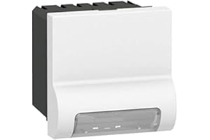 Legrand Mosaic 078510 Bulkhead Pilot Light 2 Modules White (German Import)