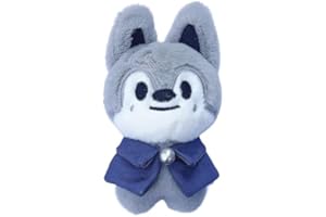 SCISSH Stray-Kids Plüschpuppe Schlüsselanhänger 10cm 'Magic School' Serie SK-Zoo Schlüsselanhänger 'STAY' Niedlicher Schlüsselanhänger