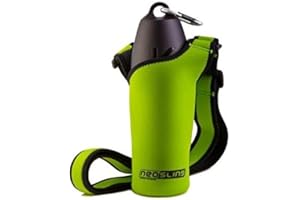 H2O4K9 Neosling with 700 ml Dog Water Bottle and Travel Bowl, Treefrog Green