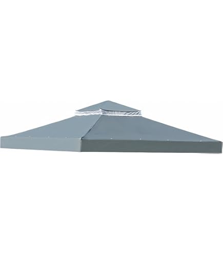 3 x 3 m paviljoendak, vervangend dak voor paviljoen, dakovertrek 3 x 3 m paviljoendak, vervangend dak voor paviljoen, dakovertrek