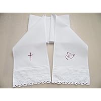 Taufschal gestickte Motive ,versch.Varianten