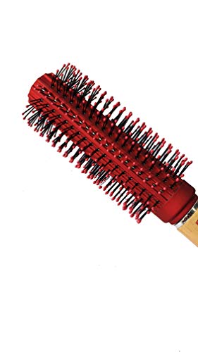 Buy Foreign Holics Imported Wooden Style Round Soft Bristle Hair