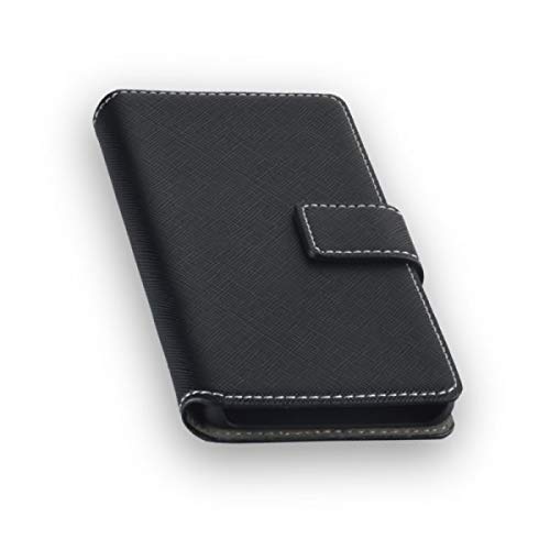 Preisvergleich Produktbild BookStyle Tasche Vertikal für Wiko Highway Signs mit Halterung - schwarz