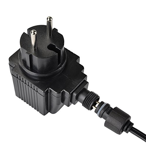 IDEALEBEN Springbrunnen Pumpe Wasserspielpumpe mit LED-Ringbeleuchtung Set für Garten-Brunnen / Tauchpumpe Wasser-Zyklus / Teich-Brunnen / Rockery-Brunnen (DC12V 9.5W) - 3