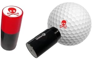 ASBRI GOLF BALL STAMPER. SKULL AND CROSSBONES