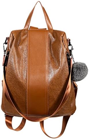 YouPue Women's Convertible Backpack PU Leather Versatile Casual Travel Daypack Shoulder Bag