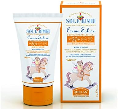 Sole Bimbi SPF 50 Sun Cream UVB UVA Natural Very High Baby &amp; Child Protection 50ml