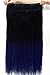 Neverland Two Tone 24" Long Straight Clip in Hair Extensions Hairpieces Ombre Hair Extension