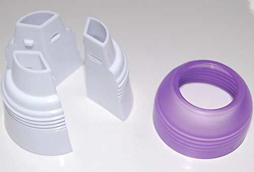 KAIKSO-IN Puderzucker Rohrverlegung Beutel Düse Konverter dreifarbige Creme Koppler Cake Decorating Tools - 2