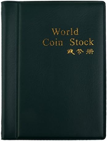 Coin Collectors Collecting Album 120 Coin Holders Green