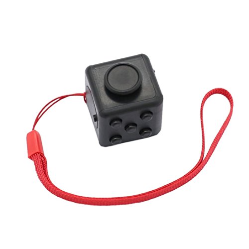 Fidget Cube 6 Sided Dice Anxiety Stress Relief regalo juguete con una línea para niños y adultos