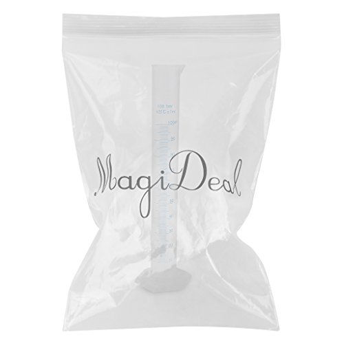 100ml transparent Kunststoff Diplom Zylinder - 2