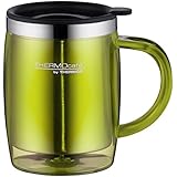 ThermoCafé by Thermos 4059.277.035 Taza Desktop Mug, 0.45 l, plástico, lime verde