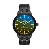 Armani Exchange Herren Analog Quarz Uhr mit Edelstahl Armband AX1461