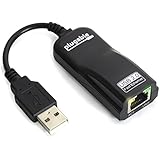 Plugable USB 2.0 to 10/100 Fast Ethernet LAN Wired Network Adapter for MacBook, Chromebook, Windows, Linux, Wii, Wii U &amp; Switch Game Console