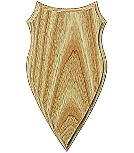 Toppa In Rovere Per Cranio Di Capriolo - 23x15 Cm, Colore Scuro, Per Trofei Di Caccia - Foto 4