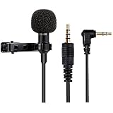 Microphone for Smartphone, Blusmart Omnidirectional Condenser Microphone for iPhone &amp; Android Smartphone, Laptop Macbook, iPad, iPod Touch with Lapel Clip