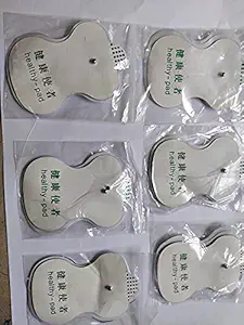 6pcs/lot New White Electrode Pads Tens Acupuncture Digital Therapy Machine Massager Tools Healthy pad