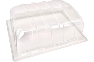 Nutley's Clear Plastic Half Size Seed Propagator Lids (Pack of 10), British Made