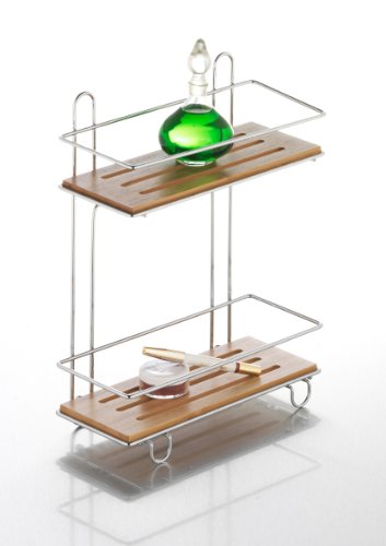 Axentia 282091 Wandregal Bonja mit 2 Böden 26.5 x 11 x 32 cm - 2