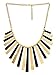 Fedexo GOLD N BLACK PLATED STATEMENT NECKLACE for Women RS.219.00
