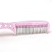 New Pink Cool Special Hair Wig Hairpiece Care Anti-static 22 Small Steel Tooth Comb