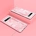 Produktbild SOOCX Kreative Samsung Galaxy s10 case persönlichkeit All Inclusive seitenfarbe Tuch Muster Anti-Fallen Samsung Galaxy s10 Plus case Galaxy s10 Soft Edge Phone case (Color : Pink, Größe : S10 Plus)
